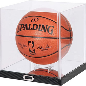 Transparent Clear Acrylic Basketball Display Storage Box Holder With Cheap Price