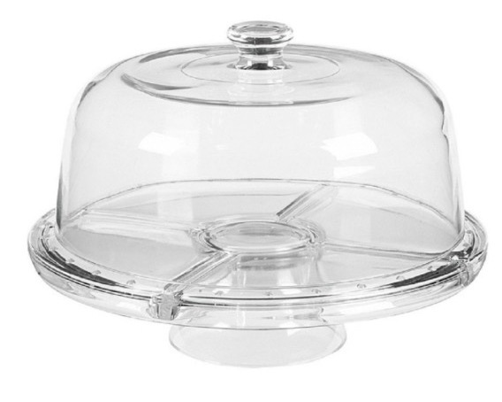 Clear Tiered Acrylic Round Cake Stand Dessert Fruit Display Food Candy Fruit Tray Great for Wedding Birthday Parties