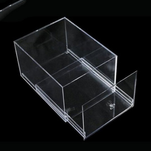 Custom Stackable clear acrylic shoe box Slide Out Clear Acrylic Shoe Sneaker Box for Shoe Box Display