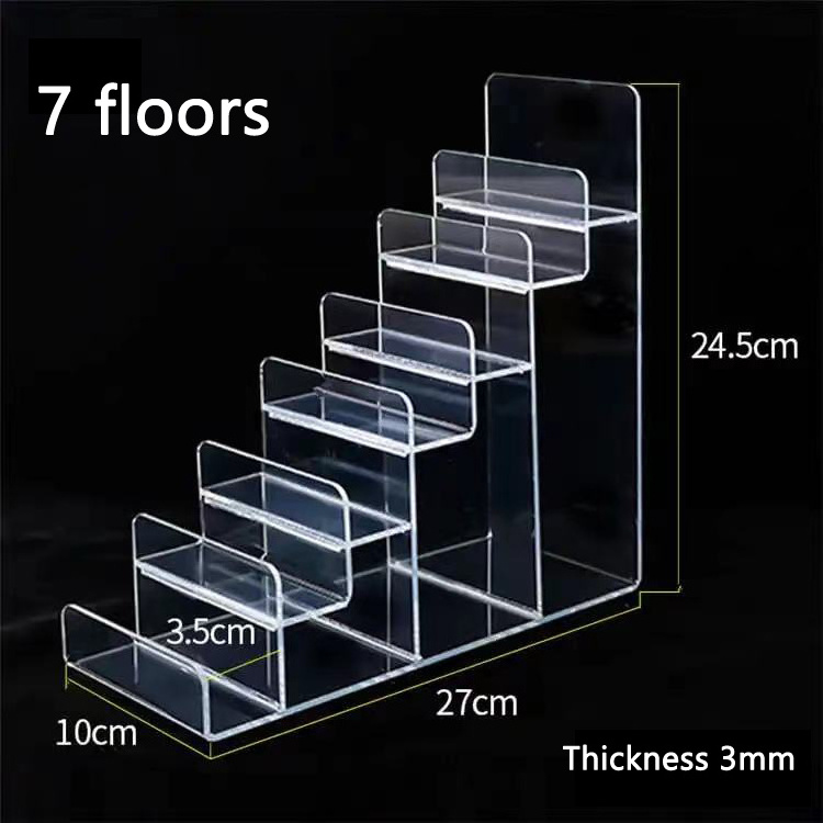 Factory Made Clear Acrylic Wallet Display Stand Holder Leather Handbag Purse Display Stand