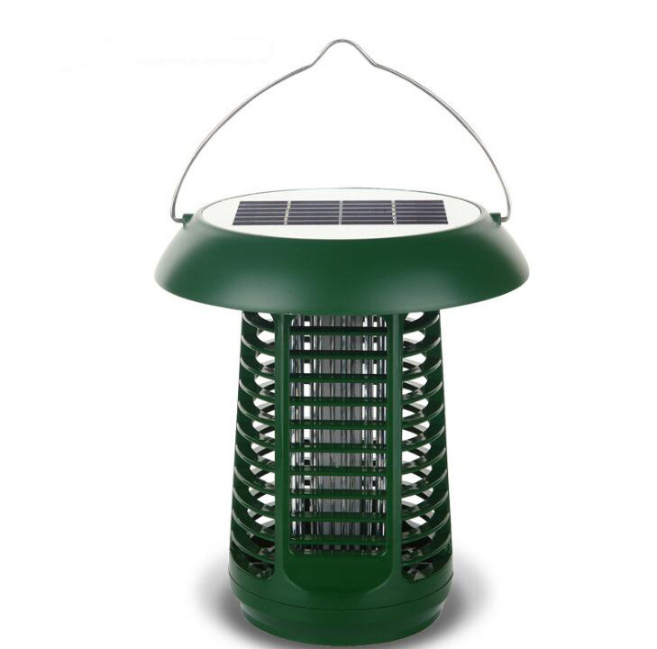 Solar Powered UV LED Bug Zapper & Lantern - Insect Killer Lamp