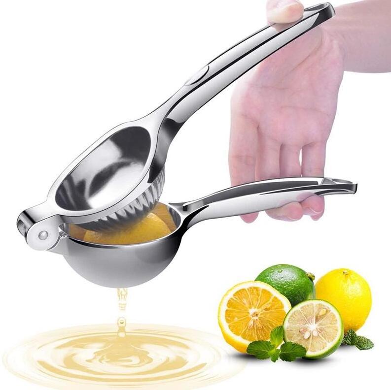 Kitchen Lemon Squeezer Stainless Steel Large Manual Citrus Press Juicer & Lime Squeezer Stainless Steel