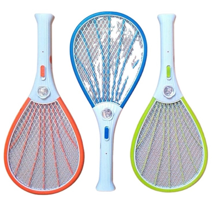 2-in-1 Electric Bug Zapper, Fly Swatter Racket combines Mosquito Trap Lamp, USB Rechargeable Insect Killer