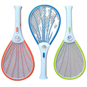 2-in-1 Electric Bug Zapper, Fly Swatter Racket combines Mosquito Trap Lamp, USB Rechargeable Insect Killer