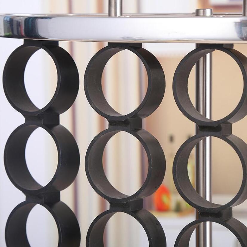 Countertop Rack Tower with Free Spice Refills Stainless Steel Seasoning Organizer for Kitchen