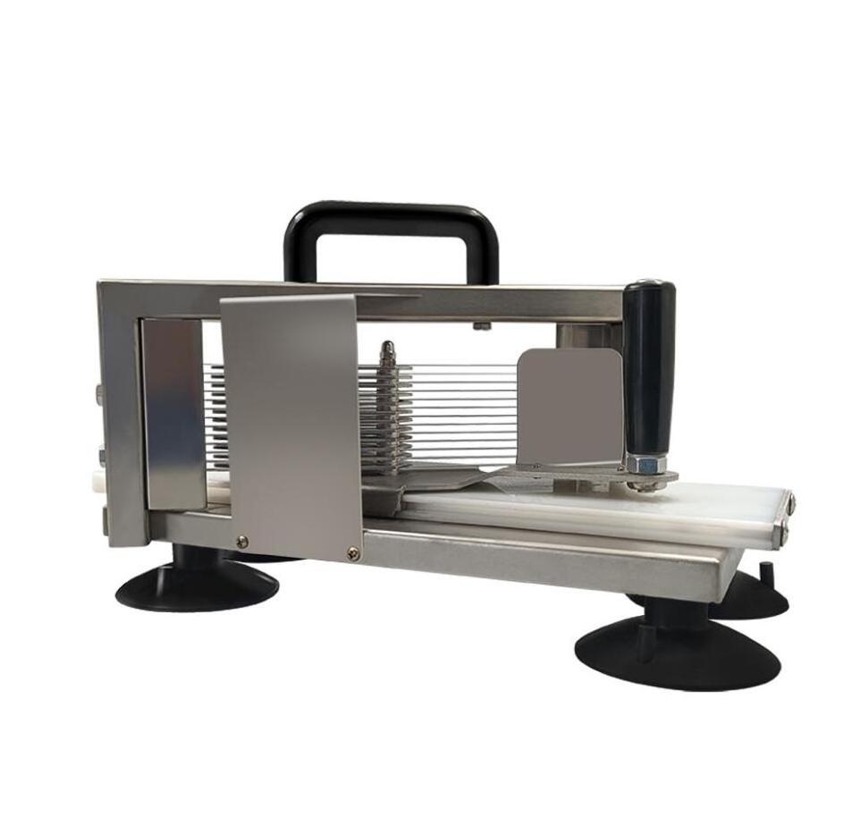 Commercial Tomato Slicer Heavy Duty Cutter with Built-in Cutting Board for Restaurant or Home Use