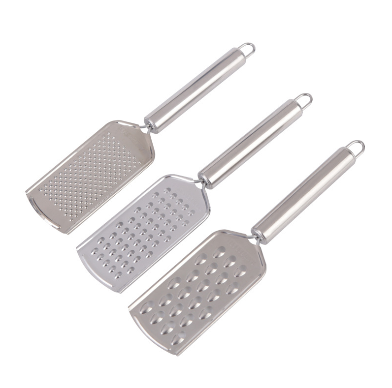 Kitchen Professional Cheese Grater Stainless Steel Durable Rust-Proof Metal Lemon Zester Grater With Handle