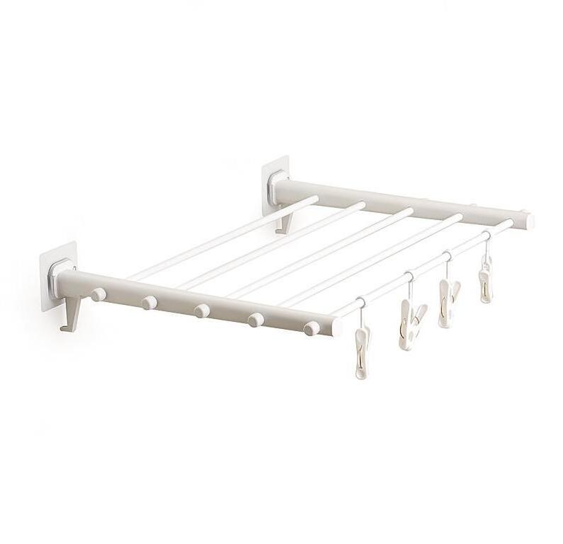 Laundry Drying Rack, Wall Mounted, Retractable Clothes Drying Rack