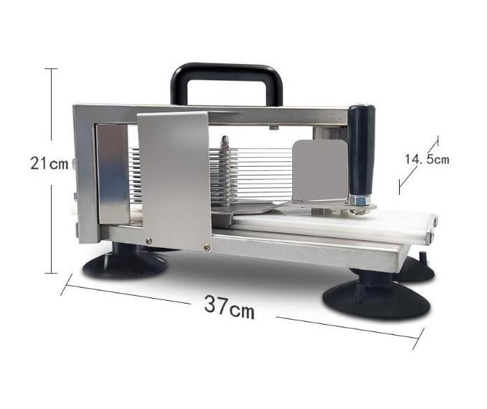 Commercial Tomato Slicer Heavy Duty Cutter with Built-in Cutting Board for Restaurant or Home Use