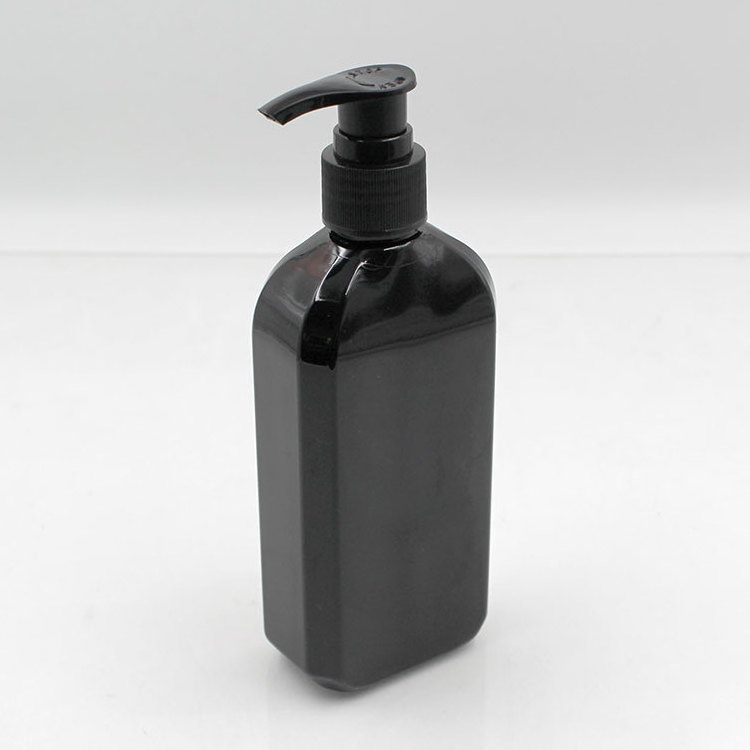 250ML Black Flat PET Kids Shampoo Bottle