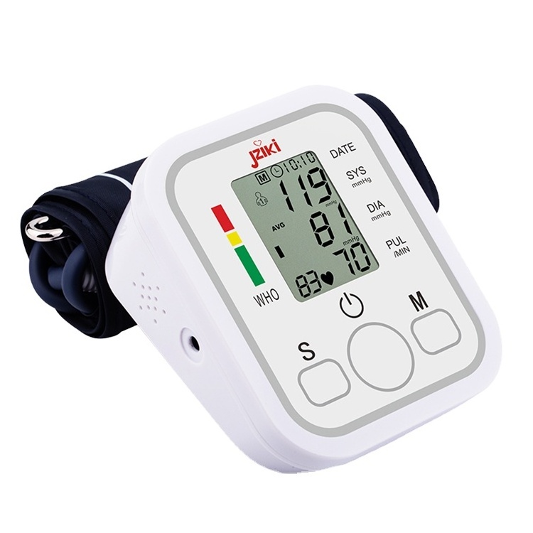 CE arm Sphygmomanometer Electronic Blood Pressure Monitor Blood Pressure Meter with Large Size Cuff