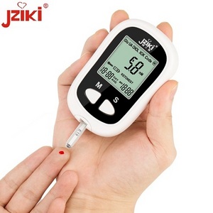 JZIKI blood glucose monitor automatic digital blood glucose watch with test strips