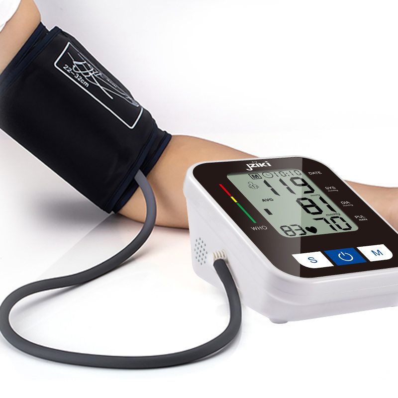 CE Approved Sphygmomanometer Upper Arm Type Bp Monitor LCD Display Smart Digital Blood Pressure Monitor for Home Use