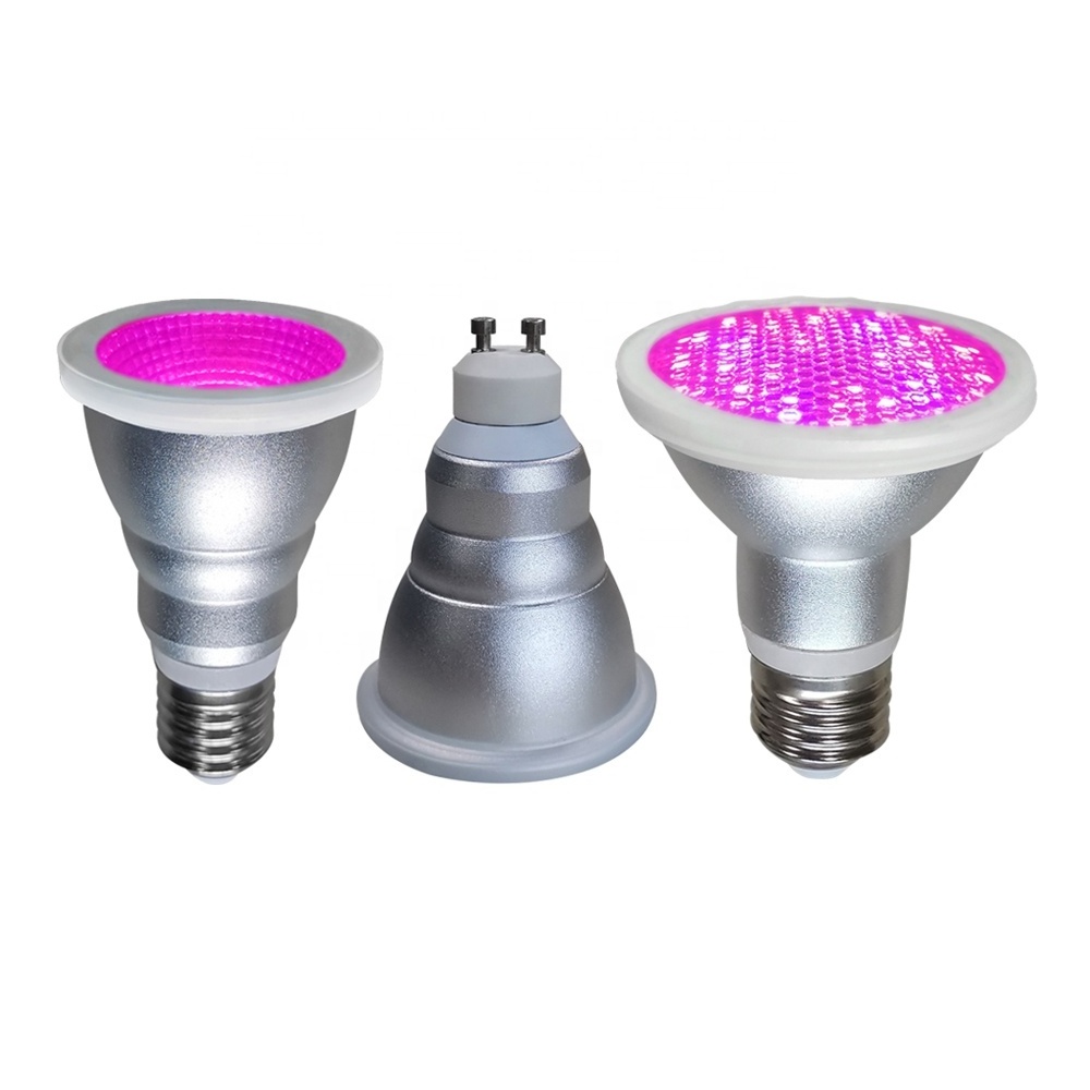 Liweida ip65 led grow e27 e26 gu10 b22 plant growth par20 par30 par38 led full spectrum bulb 7w 12W 15W 18W 20W spot grow light