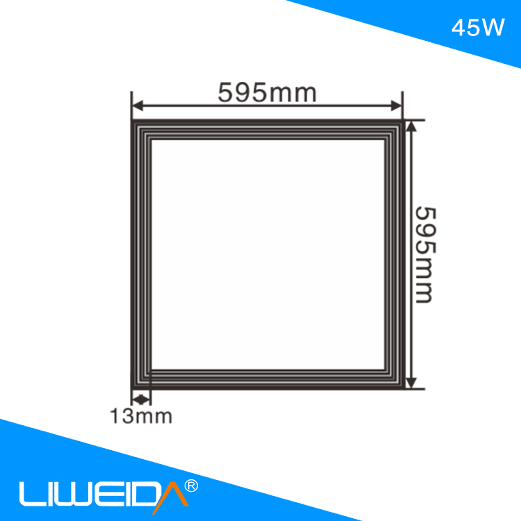 2018 Indoor panel 600x600 led panel light recessed light ceiling flat panel led lighting