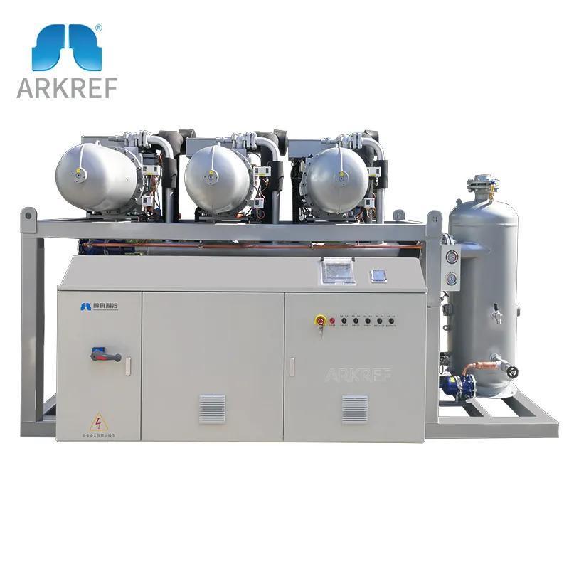 ARKREF R404 DC Industrial Piston Air Parallel Refrigeration Compressor Condensing Unit 3 Ton