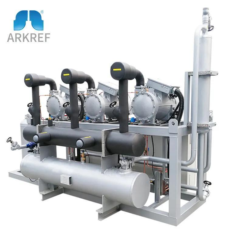 ARKREF R404 DC Industrial Piston Air Parallel Refrigeration Compressor Condensing Unit 3 Ton