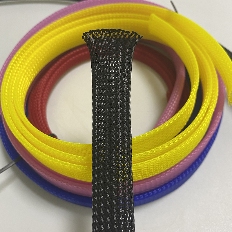 AMAZON HOT SELL high quality Pet Expandable Braided Sleeving Pet Braided Sleeving