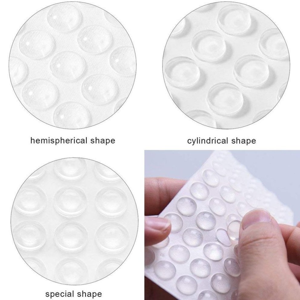 Clear Rubber Feet Adhesive Bumper Pads Self Stick Bumpers Furniture Foot Pads