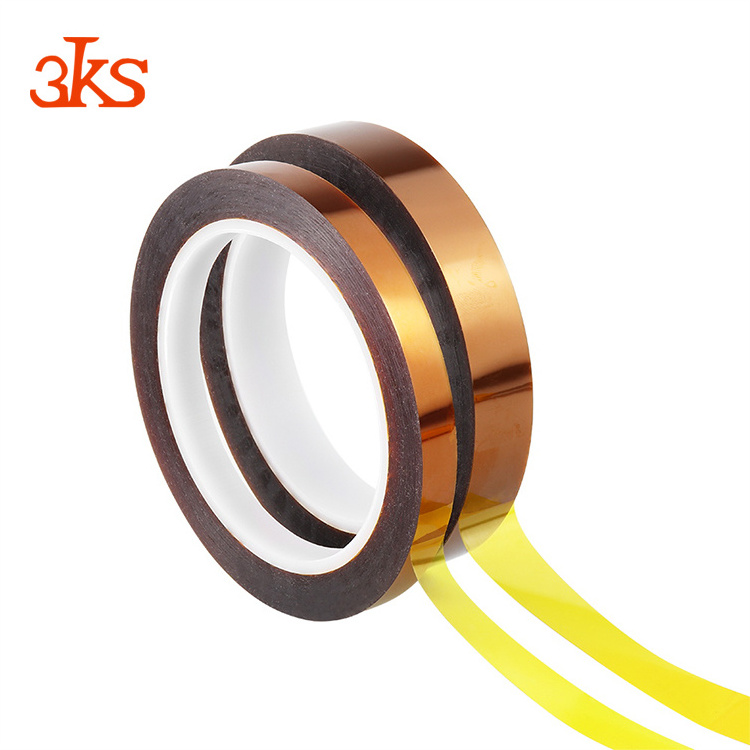 30M Heat Resistant High Temperature Polyimide Film Kaptons Tape Hot Self Adhesive