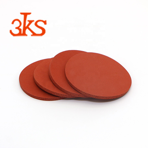 Wholesale 15mm Heat Insulation Colorful Red Silicone Rubber Sheeting Foam Sheet