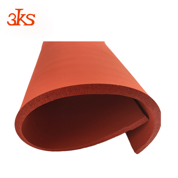 Heat resistance silicone foam sponge rubber sheet with low hardness