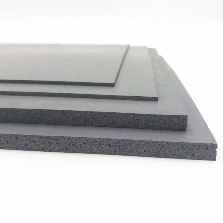 1mm 2mm 3mm 5mm 8mm 10mm 12mm Grey Red White Flame Retardant Low Density Soft Firm Silicone Sponge Rubber Foam Sheet