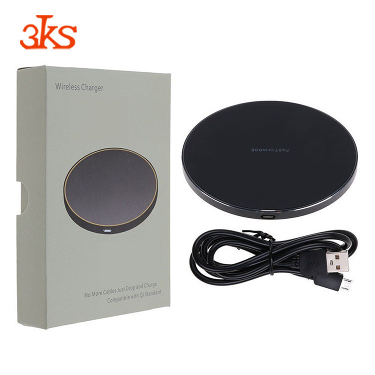 Circle Wireless Charger with LED Flashlight