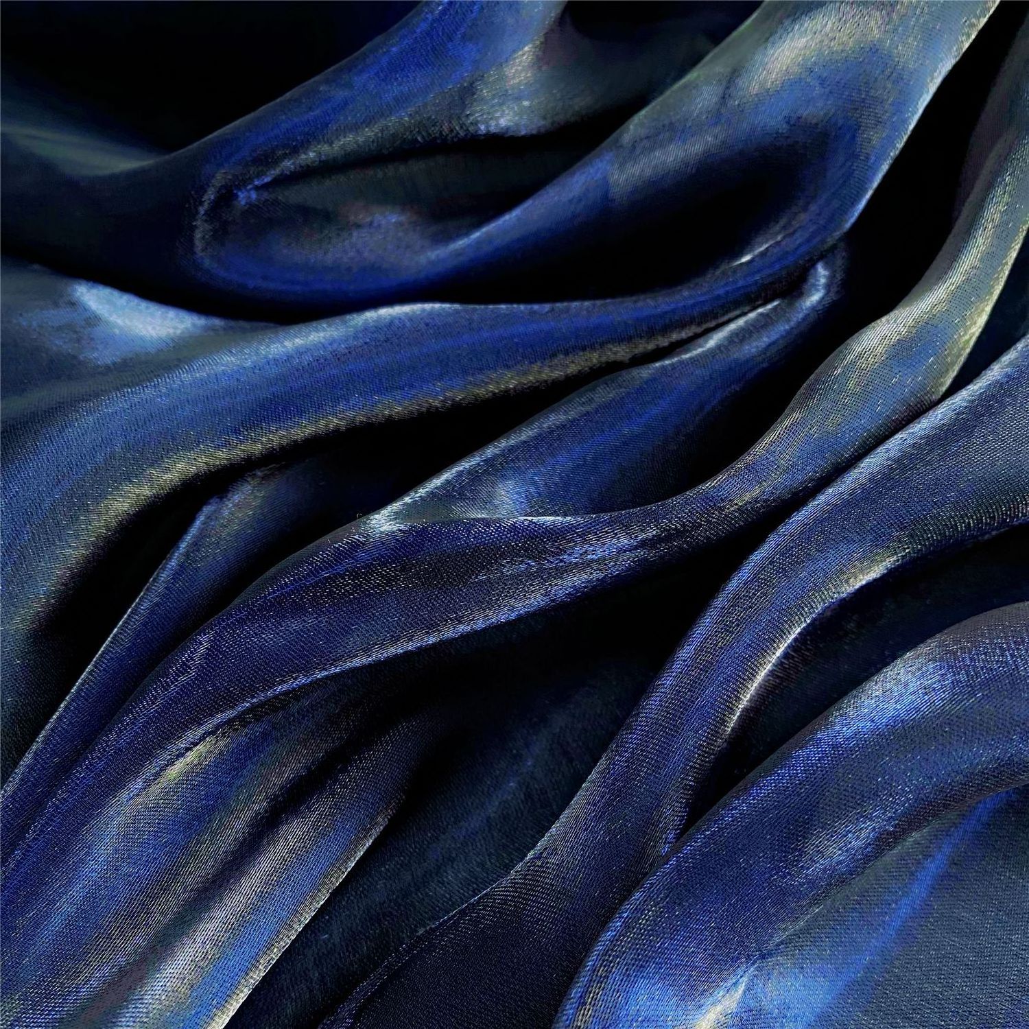 High Quality 95% Polyester 5% Spandex liquid satin organza fabric for dresses