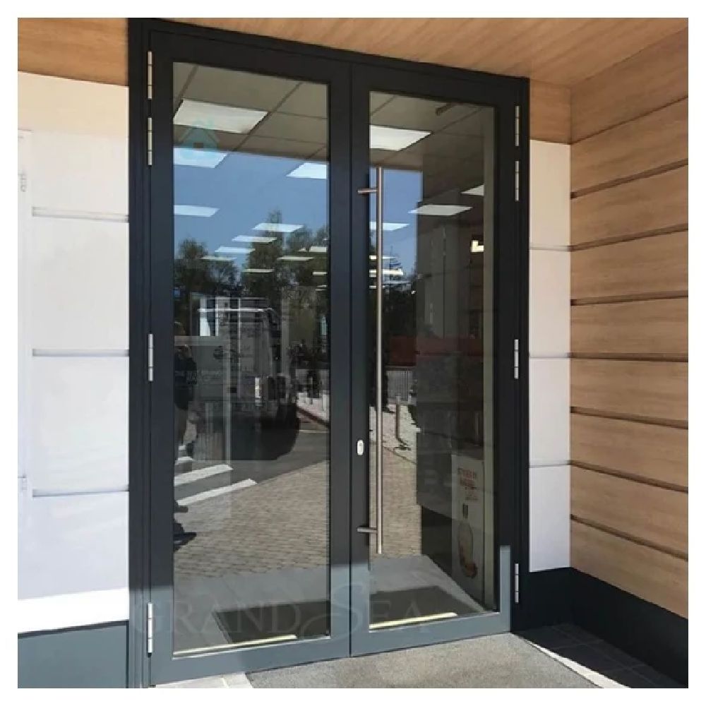 Ace Extremely Narrow Aluminum Swing Door Double Swing Aluminum Kitchen Door Swing Door For Restaurant Aluminum