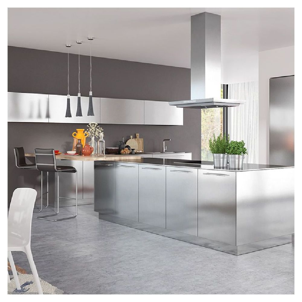 Ace Assembled Stainless Steel Kitchen Cabinets Stainless Steel Display Cabinet For Luxury Kitchen