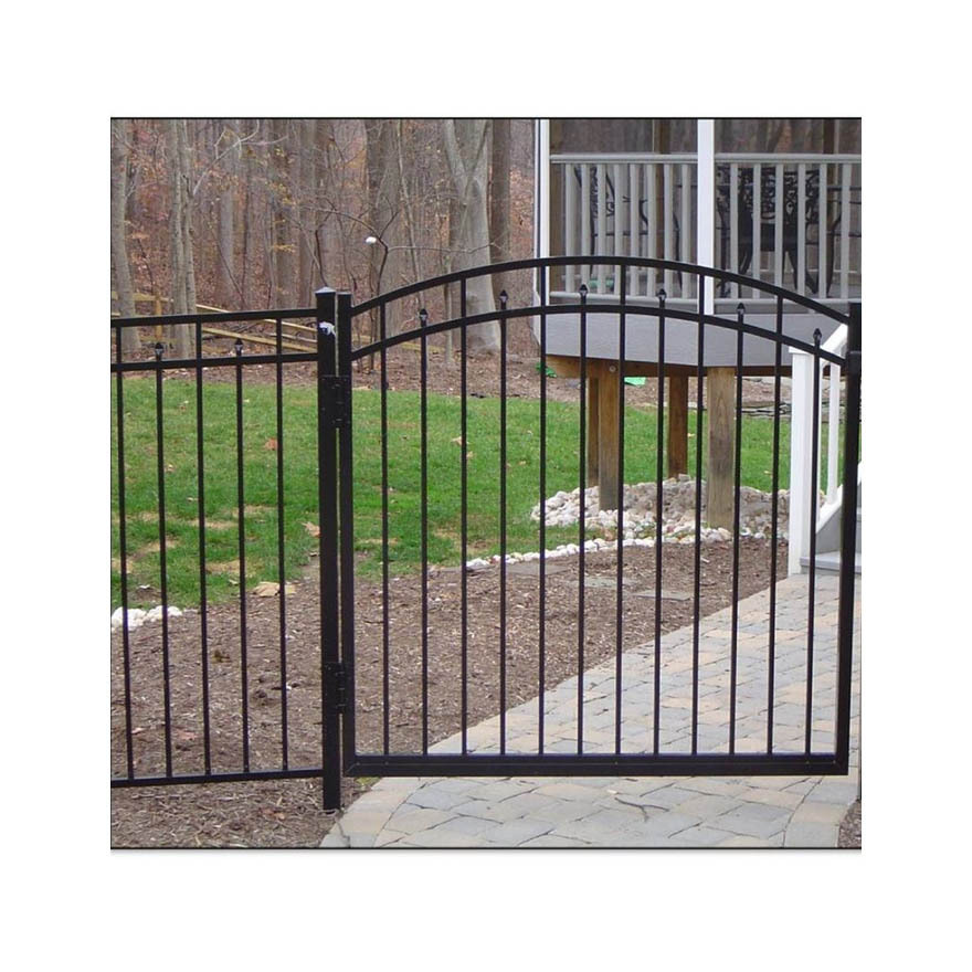 Wrought Iron Gate House Entrance Small Main Gate Designs Masjid Outdoor Modern Style Luxury Wrought Iron Gate Designs