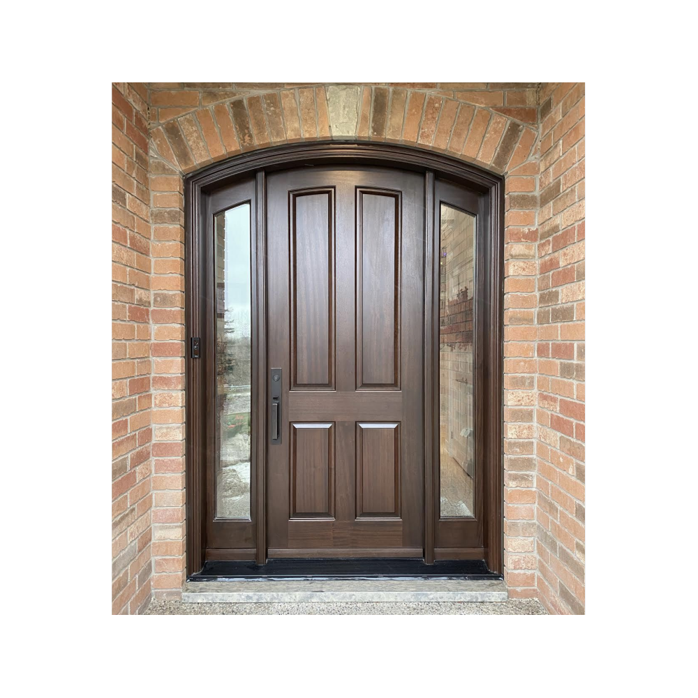 Ace Wood Iron Doors Entrance Wrought Entrance Glass Door International Style Handle Home Modern Design Wallpaper Entrance Door