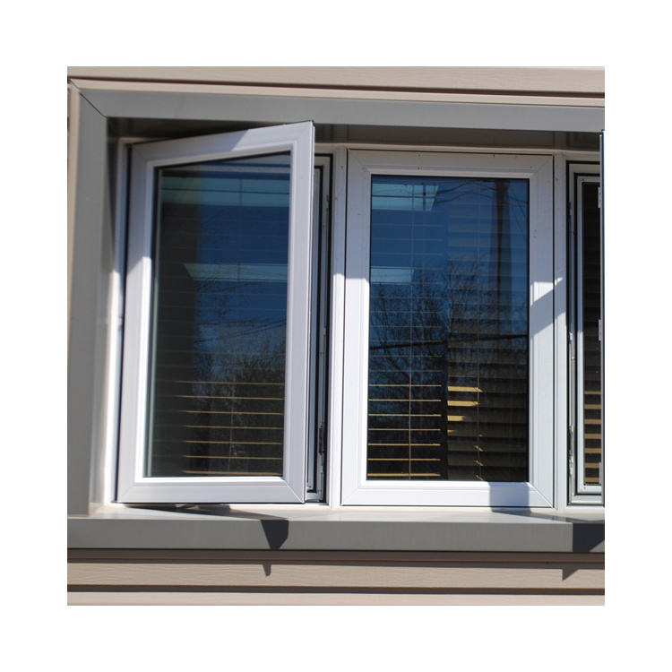 Casement Window Aluminum Shutter Modern Design Alloy Screen Window Modern Aluminum Arched Sliding Casement Window