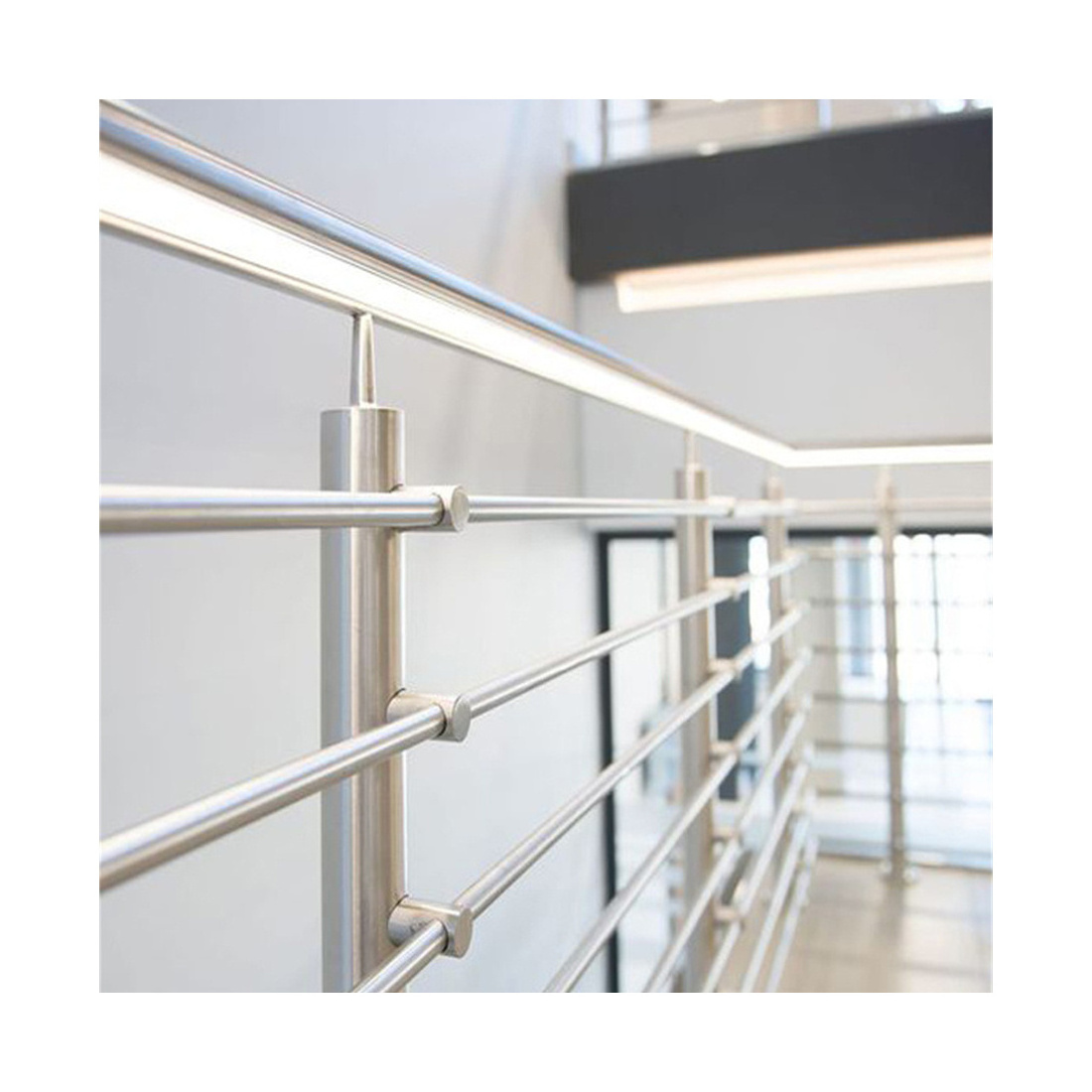 Ace Rod Railing Cheap Prices Balcony Stainless Steel Designs Pipe For Terrace Glass Clamp Stainless Steel Brushed Rod  Railing