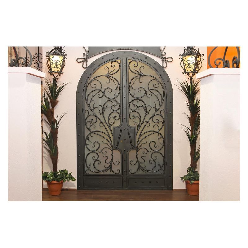 Ace Contemporary Wrought Iron Door Factory Customized Competitive Price and Good Quality