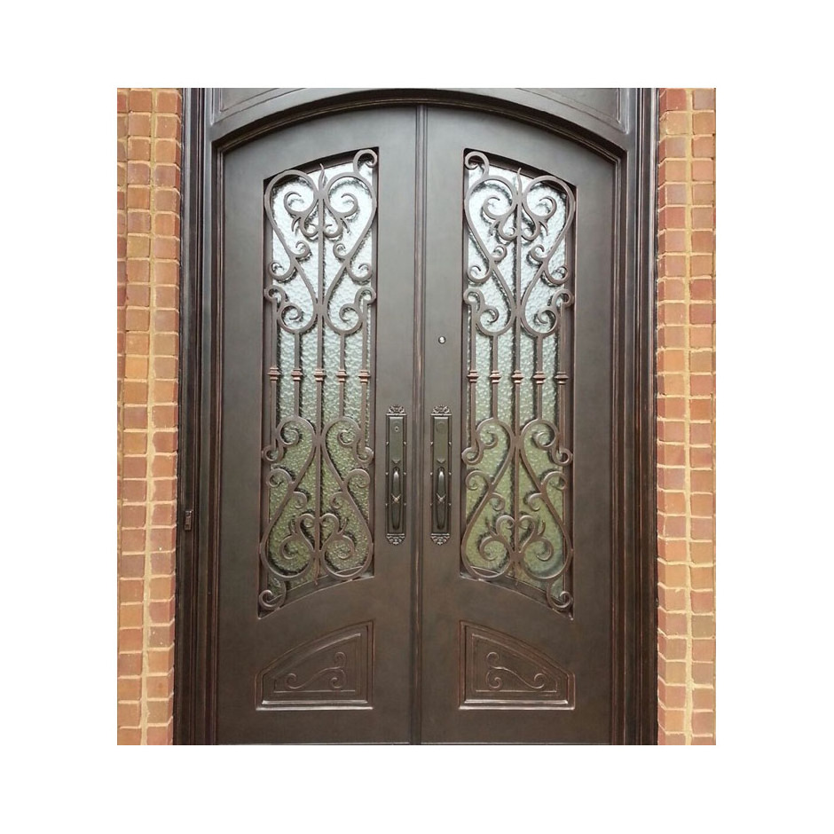 Wrought Iron Doors Double Entry Handles And Locks Exterior Modern Design Glass Door Inserts Wrought Iron Door