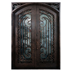 Ace Simple Sliding Door Wrought Iron Gate Design Wrought Iron Double Entry Doors Wrought Iron Doors Import From China