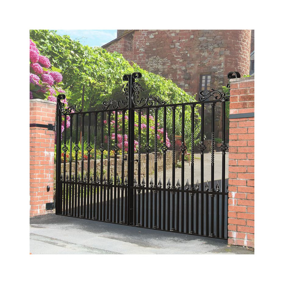 Wrought Iron Gates Driveway Cheap Used High Quality Wrought Iron Door Gates Classic Style Modern Design Wrought Iron Gate