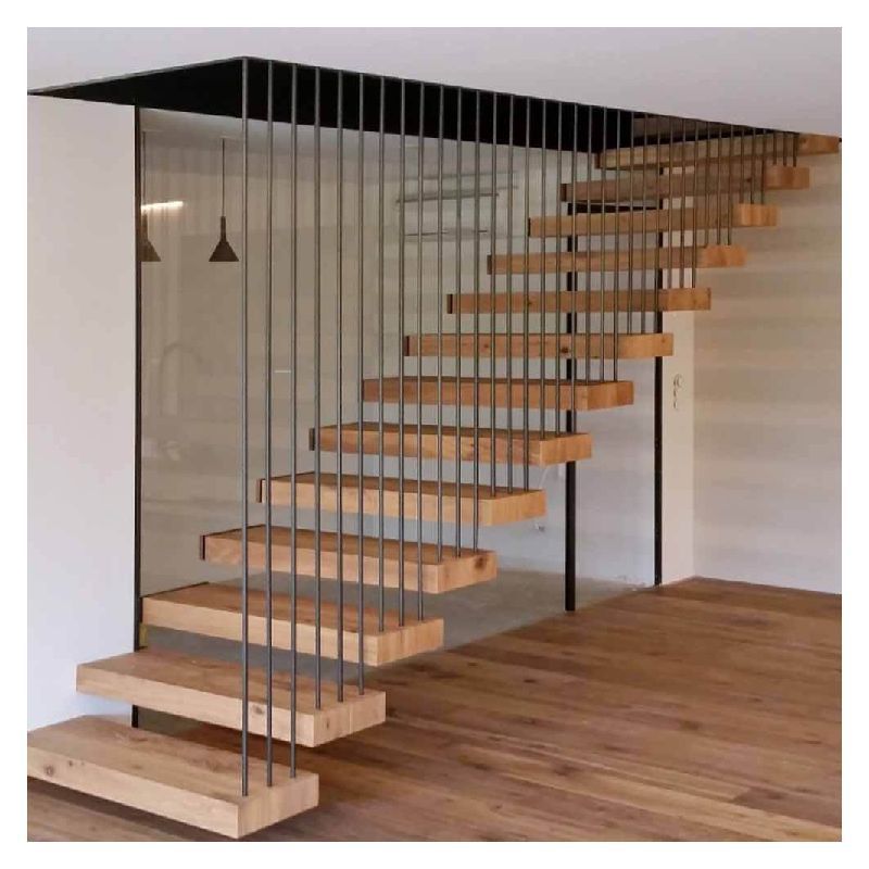 Ace Cheap Price Floating Staircase | Manufacturer & Supplier Single Stringer Straight Stairs