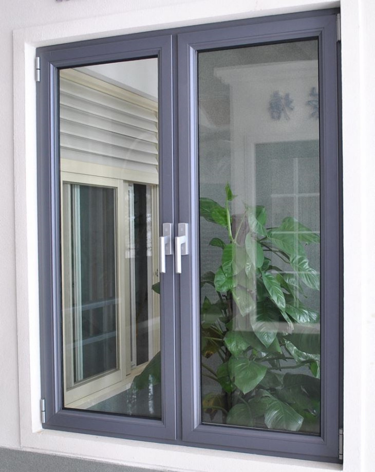 Casement Window Aluminum Shutter Modern Design Alloy Screen Window Modern Aluminum Arched Sliding Casement Window