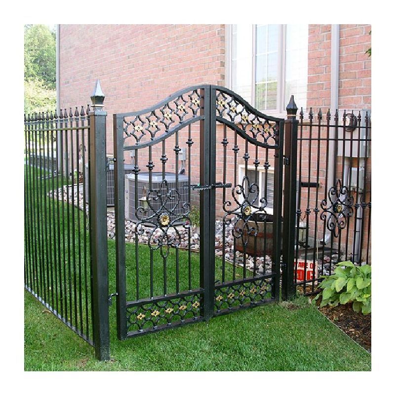 Ace Antique Style Wrought Iron Porch Gates  Wrought Iron Courtyard Gates Wrought Iron Lion Gate Decorations