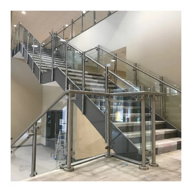 ACE Post Railing Systems Glass Railing Post Systems Glass Railing Post Stainless Steel Glass Balustrade