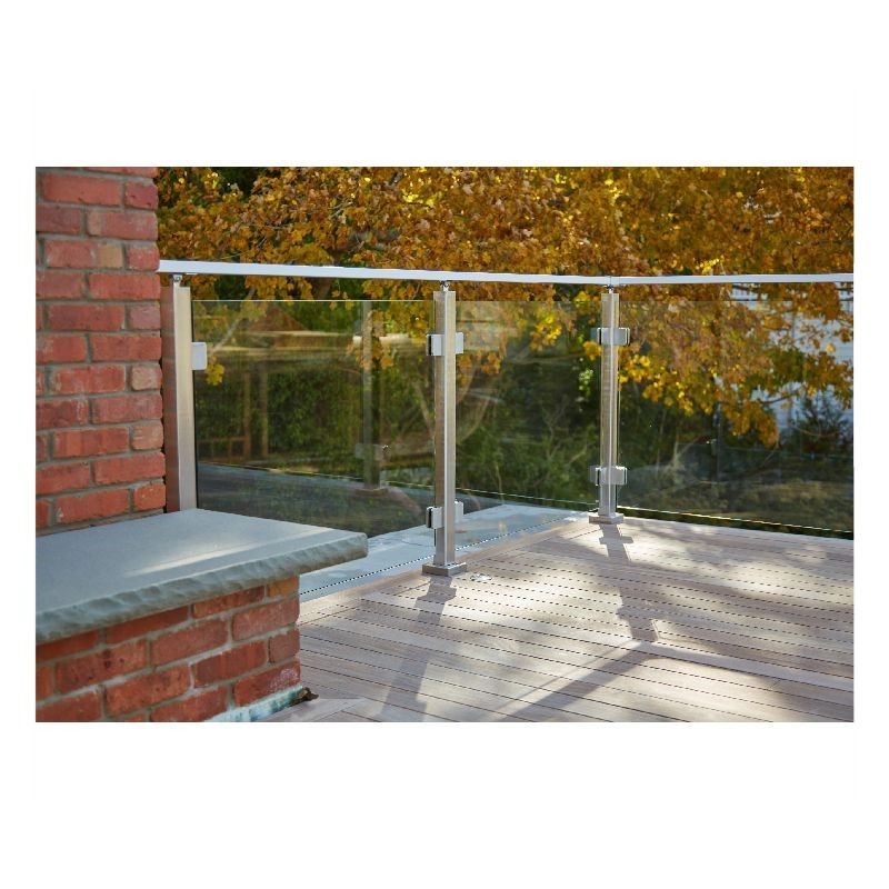 ACE Post Railing Systems Glass Railing Post Systems Glass Railing Post Stainless Steel Glass Balustrade