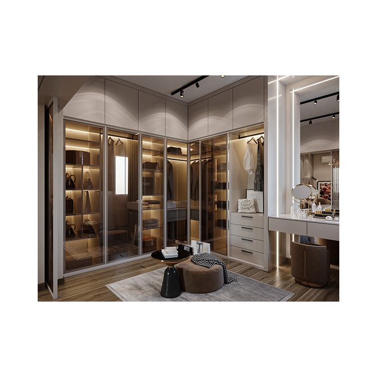 Wardrobe Closet Storage Shirt And Shoe Metal Racks For Walk-In Closets Modern Design Storage Wardrobe