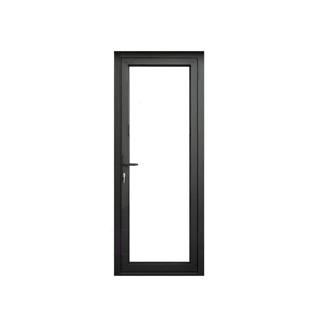 Aluminum Swing Door Wenzhou High Quality Patch Fitting Fire Rated Closer Cabinet Profile Frameless Aluminum Swing Door