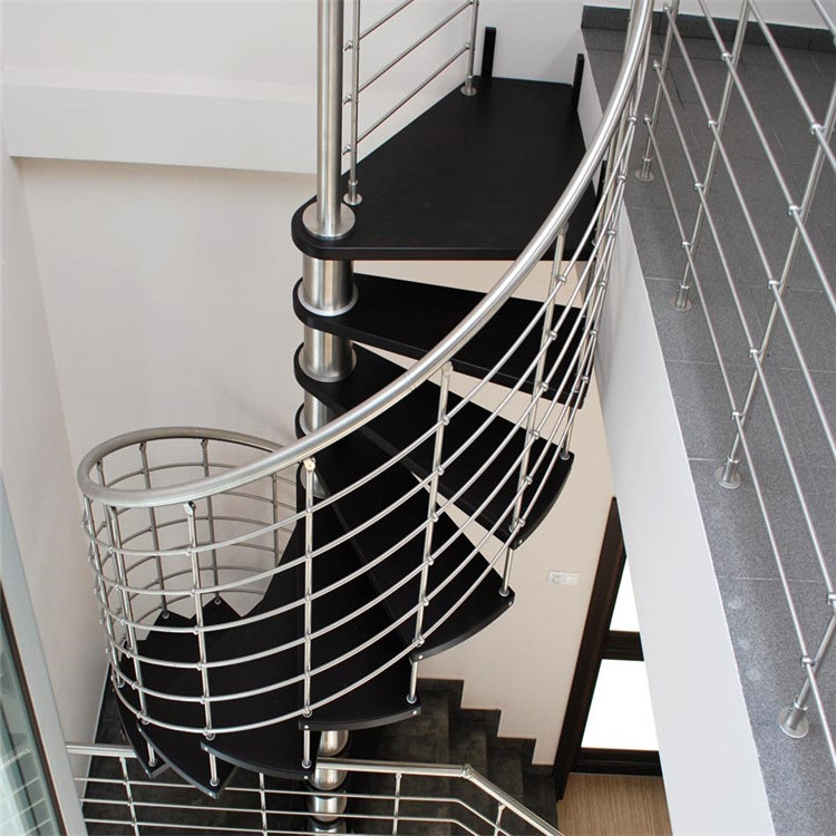 ACE Staircase Modern Prefabricated Laminated Glass Design Spiral Stairs For Outdoor Decking