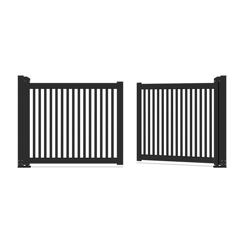 Aluminum Residential Driveway Side Gate with High Security and modern Style