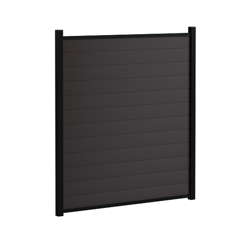 Easily Assembled Security Boundary Wall Fence Aluminium Louver Metal Slat Fence