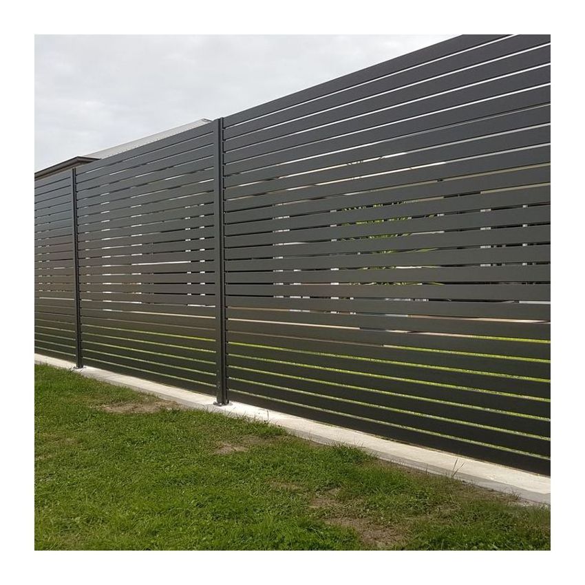 Aluminum Privacy Slat Fence Garden Slat Fence For Garden